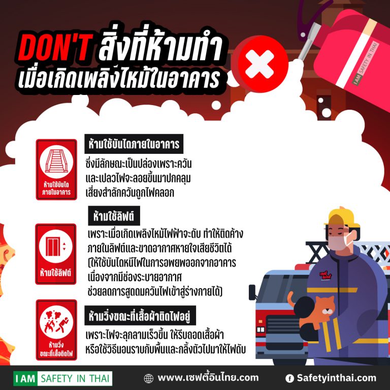 DO AND DON'T เพลิงไหม้